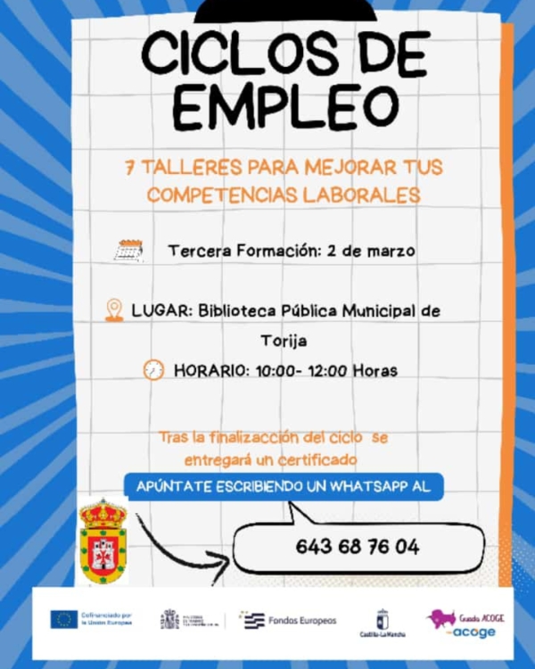 GUADA ACOGE CONTINÚA CON EL CICLO DE TALLERES PARA IMPULSAR LA EMPLEABILIDAD EN EL MEDIO RURAL