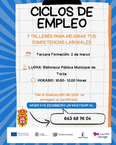 GUADA ACOGE CONTINÚA CON EL CICLO DE TALLERES PARA IMPULSAR LA EMPLEABILIDAD EN EL MEDIO RURAL