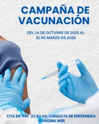 INFORMACIÓN SOBRE LA CAMPAÑA DE VACUNACIÓN 2025/2026 CONTRA LA GRIPE Y EL COVID-19