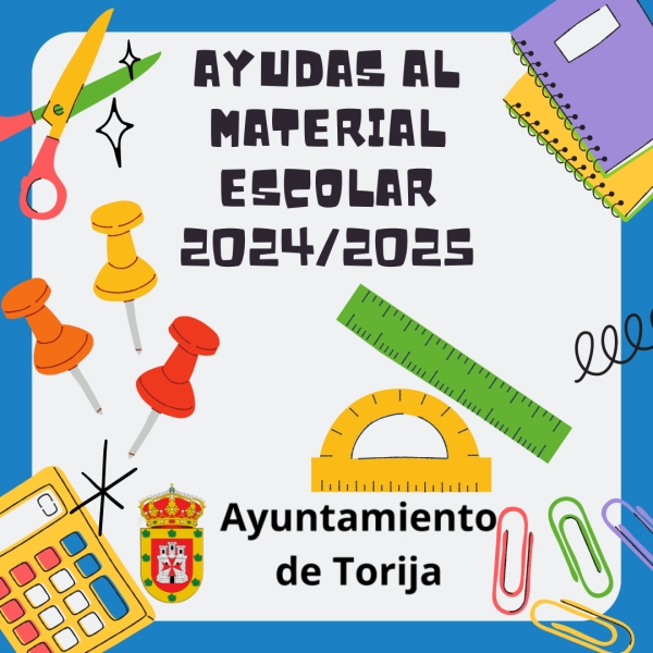 AYUDAS PARA MATERIAL ESCOLAR 24/25