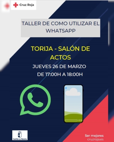 TORIJA ACOGE UN TALLER DE WHATSAPP PARA MAYORES DENTRO DEL PROGRAMA DE PARTICIPACIÓN SOCIAL