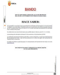 EL AYUNTAMIENTO DE TORIJA REABRE EL PLAZO DE INSCRIPCIÓN PARA LA ESCUELA INFANTIL "LA ABEJITA" HASTA EL 12 DE DICIEMBRE