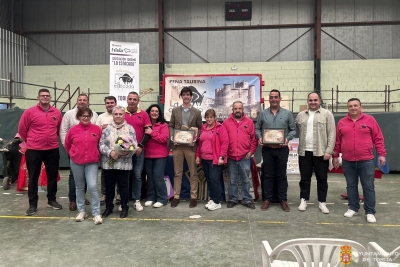 LA PEÑA TAURINA "LA ESTOCADA" DE TORIJA NOMBRA SOCIOS DE HONOR A ESAÚ FERNÁNDEZ, JOSÉ LUIS MARCUELLO E IÑAKI CUADRAD