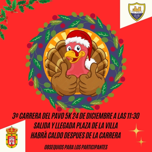 🎅🦃 III CARRERA DEL PAVO - 24 DE DICIEMBRE🦃🎅