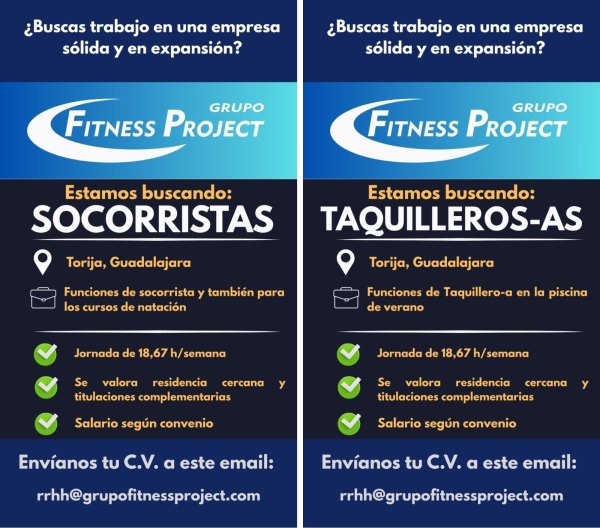EL AYUNTAMIENTO DE TORIJA IMPULSA EL EMPLEO JOVEN CON CONTRATOS PARA LA PISCINA MUNICIPAL EN VERANO 2026