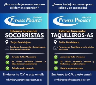 EL AYUNTAMIENTO DE TORIJA IMPULSA EL EMPLEO JOVEN CON CONTRATOS PARA LA PISCINA MUNICIPAL EN VERANO 2026