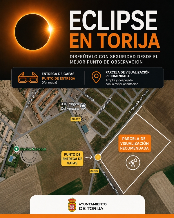 TORIJA, PREPARADA PARA VIVIR EL ECLIPSE SOLAR DE ESTA TARDE