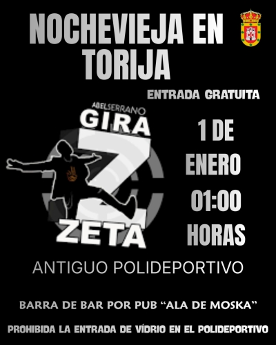 VIVE LA NOCHEVIEJA EN TORIJA CON LA ORQUESTA GIRA ZETA