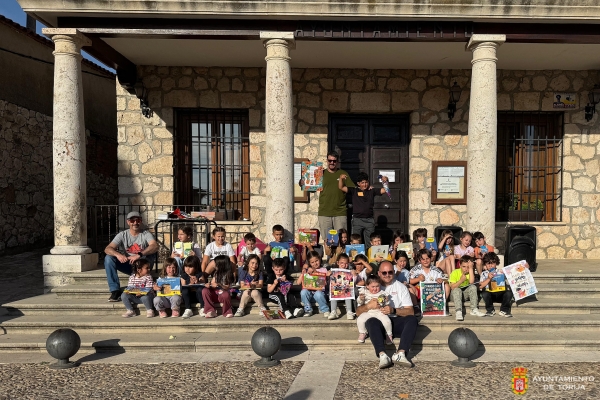 NUMEROSOS NIÑOS PARTICIPAN EN LA GYMKANA “EN BUSCA DE LOS LIBROS” PARA CELEBRAR EL DÍA DEL LIBRO EN TORIJA