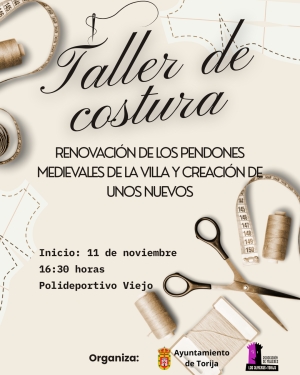 TALLER DE COSTURA: TORIJA RECUPERA LA CONFECCIÓN DE SUS PENDONES MEDIEVALES