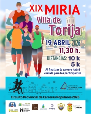 LA XIX MILLA VILLA DE TORIJA CALIENTA MOTORES: DEPORTE, COMIDA Y AMBIENTE FESTIVO EL 19 DE ABRIL
