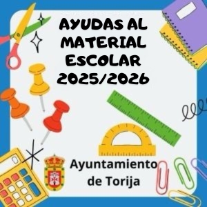 AYUDAS AL MATERIAL ESCOLAR 2025/2026