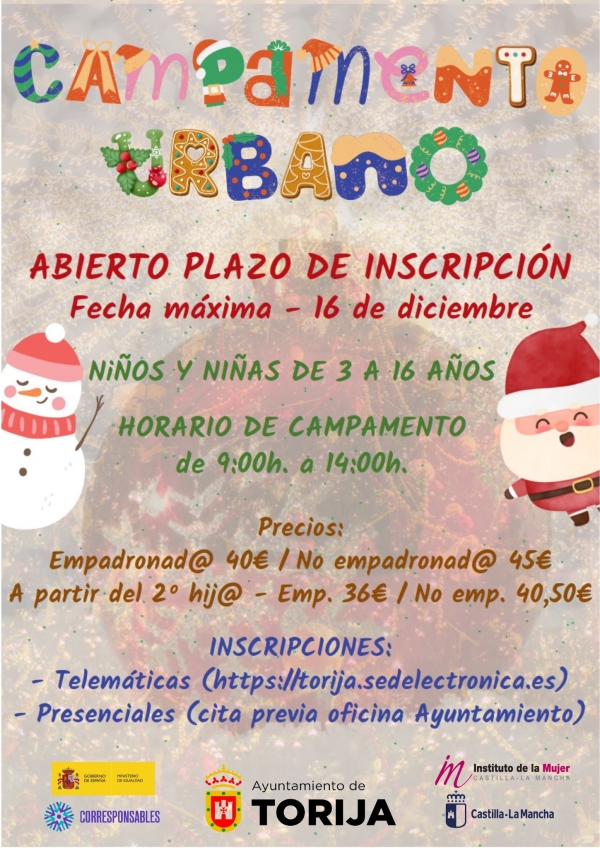 CAMPAMENTO URBANO NAVIDAD