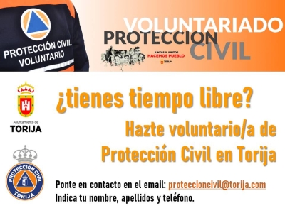 Hazte voluntario/a de Protección Civil en Torija