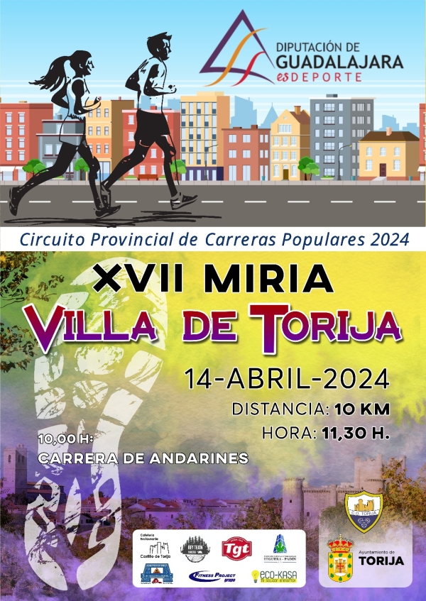 XVII MIRIA &quot;VILLA DE TORIJA&quot; INSCRIPCIONES ABIERTAS