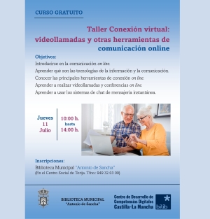📡Taller Conexión virtual: videollamadas y otras herramientas de comunicación online.