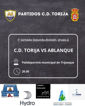 EL FÚTBOL SALA SENIOR DE TORIJA VUELVE A LA COMPETICIÓN EN EL POLIDEPORTIVO DE TRIJUEQUE