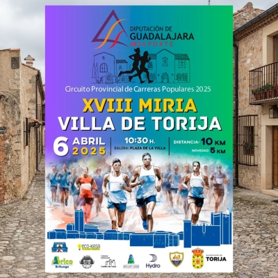 XVIII MIRIA &quot;VILLA DE TORIJA&quot; INSCRIPCIONES ABIERTAS