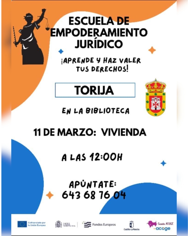 GUADA ACOGE IMPARTE MAÑANA EN TORIJA UNA FORMACIÓN SOBRE VIVIENDA