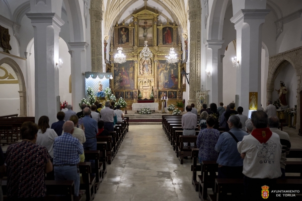 TORIJA CELEBRA LA ÚLTIMA DE LAS NOVENAS EN HONOR A LA VIRGEN DEL AMPARO
