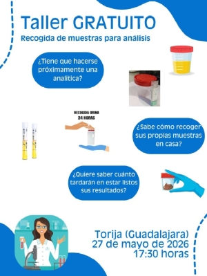 APRENDE A RECOGER MUESTRAS EN CASA EN UN TALLER GRATUITO