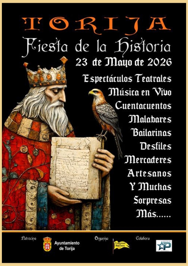 PROGRAMACIÓN COMPLETA DE LA XX FIESTA DE LA HISTORIA DE TORIJA
