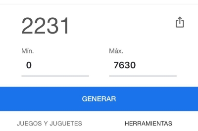 NÚMERO 2231, AGRACIADO CON LA TABLET EN LA RIFA DE LA VIRGEN DEL AMPARO