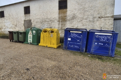 SE REUBICAN LOS CONTENEDORES DE LA CARRETERA DE MASEGOSO PARA MEJORAR EL ENTORNO Y LA RECOGIDA
