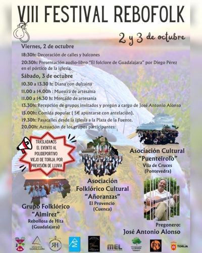 ESTE FIN DE SEMANA SE CELEBRA EL VIII FESTIVAL REBOFOLK