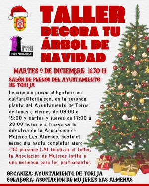 TALLER NAVIDEÑO &quot;DECORA TU ÁRBOL&quot; EN TORIJA
