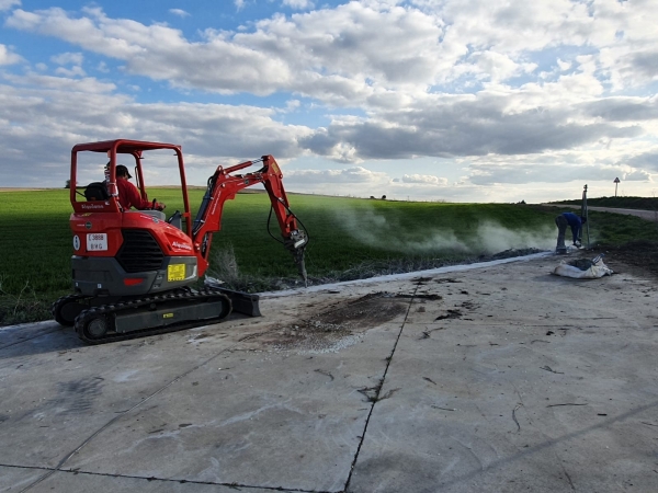 COMIENZAN LAS OBRAS EN EL PUNTO DE RECOGIDA DE ENSERES.