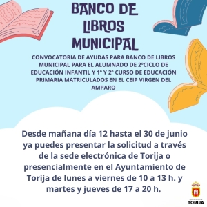 𝐂𝐎𝐍𝐕𝐎𝐂𝐀𝐓𝐎𝐑𝐈𝐀 𝐃𝐄 𝐀𝐘𝐔𝐃𝐀𝐒 𝐏𝐀𝐑𝐀 𝐁𝐀𝐍𝐂𝐎 𝐃𝐄 𝐋𝐈𝐁𝐑𝐎𝐒 𝐌𝐔𝐍𝐈𝐂𝐈𝐏𝐀𝐋 𝐏𝐀𝐑𝐀 𝐄𝐋 𝐀𝐋𝐔𝐌𝐍𝐀𝐃𝐎 𝐃𝐄 𝟐º𝐂𝐈𝐂𝐋𝐎 𝐃𝐄 𝐄𝐃𝐔𝐂𝐀𝐂𝐈𝐎́𝐍 𝐈𝐍𝐅𝐀𝐍𝐓𝐈𝐋 𝐘 𝟏º 𝐘 𝟐º 𝐂𝐔𝐑𝐒𝐎 𝐃𝐄 𝐄𝐃𝐔𝐂𝐀𝐂𝐈𝐎́𝐍 𝐏𝐑𝐈𝐌