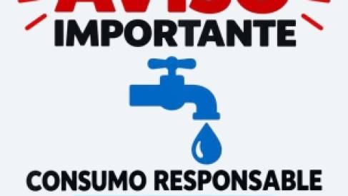 AVISO IMPORTANTE: CONSUMO RESPONSABLE DE AGUA ANTE LA AVERÍA EN LA RED DE ALTA, RESPONSABILIDAD DE INFRAESTRUCTURAS DEL AGUA DE CASTILLA-LA MANCHA