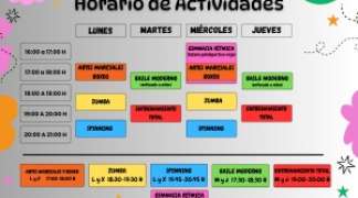¡VUELVEN LAS ACTIVIDADES DIRIGIDAS! ABIERTO EL PLAZO DE INSCRIPCIÓN PARA EL CURSO 2025/26