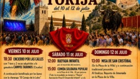 PROGRAMA DE FIESTAS DE SAN CRISTÓBAL 2026 EN TORIJA
