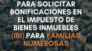 ABIERTO EL PLAZO PARA QUE LAS FAMILIAS NUMEROSAS DE TORIJA SOLICITEN BONIFICACIONES EN EL IBI