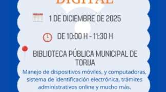 LA BIBLIOTECA MUNICIPAL DE TORIJA ACOGERÁ UN CURSO DE ALFABETIZACIÓN DIGITAL