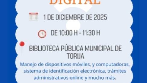 LA BIBLIOTECA MUNICIPAL DE TORIJA ACOGERÁ UN CURSO DE ALFABETIZACIÓN DIGITAL