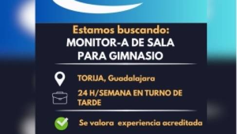 SE BUSCA MONITOR/A PARA EL GIMNASIO MUNICIPAL DE TORIJA