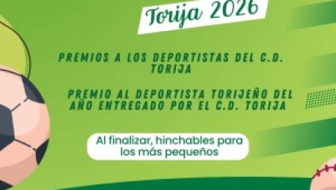 TORIJA CELEBRARÁ SU II GALA DEL DEPORTE EL 4 DE JUNIO