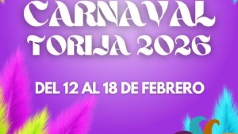 TORIJA PRESENTA LA PROGRAMACIÓN DEL CARNAVAL 2026, SIETE DÍAS DE EVENTOS PARA TODOS LOS PÚBLICOS