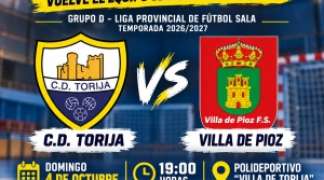VUELVE LA LIGA LOCAL DE FÚTBOL SALA CON EL REGRESO DEL EQUIPO SÉNIOR DEL C.D. TORIJA