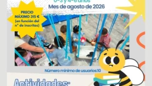 LA ESCUELA INFANTIL “LA ABEJITA” DE TORIJA LANZA SU ESCUELA DE VERANO PARA NIÑOS DE 0 A 6 AÑOS DURANTE AGOSTO DE 2026