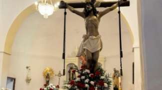 REBOLLOSA HONRA A SU PATRÓN, EL CRISTO DEL AMPARO