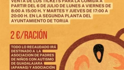 MAÑANA COMIENZA LA VENTA DE TICKETS PARA LA COMIDA SOLIDARIA DE SAN CRISTÓBAL