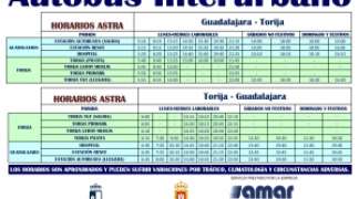 Horarios Plan ASTRA de Autobuses
