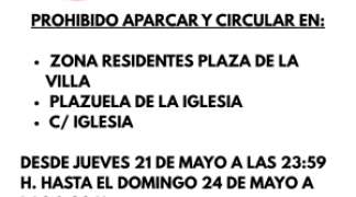 RESTRICCIONES AL TRÁFICO EN TORIJA POR LA FIESTA DE LA HISTORIA 2026