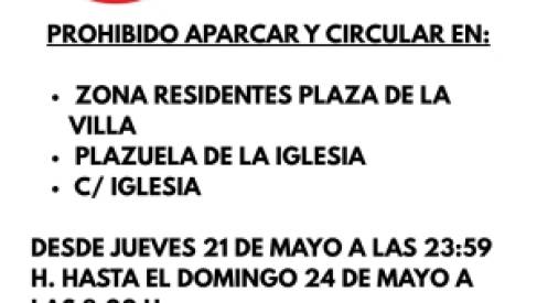 RESTRICCIONES AL TRÁFICO EN TORIJA POR LA FIESTA DE LA HISTORIA 2026
