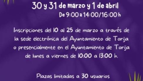 SE ABRE EL PLAZO DE INSCRIPCIÓN PARA EL CAMPAMENTO DE SEMANA SANTA 2026 EN TORIJA