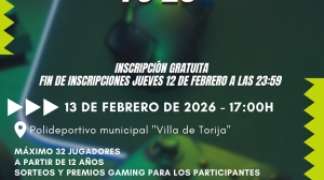 TORIJA ORGANIZA UN TORNEO DE CARNAVAL DE ESPORTS FC26 CON INSCRIPCIÓN GRATUITA Y PREMIOS GAMING